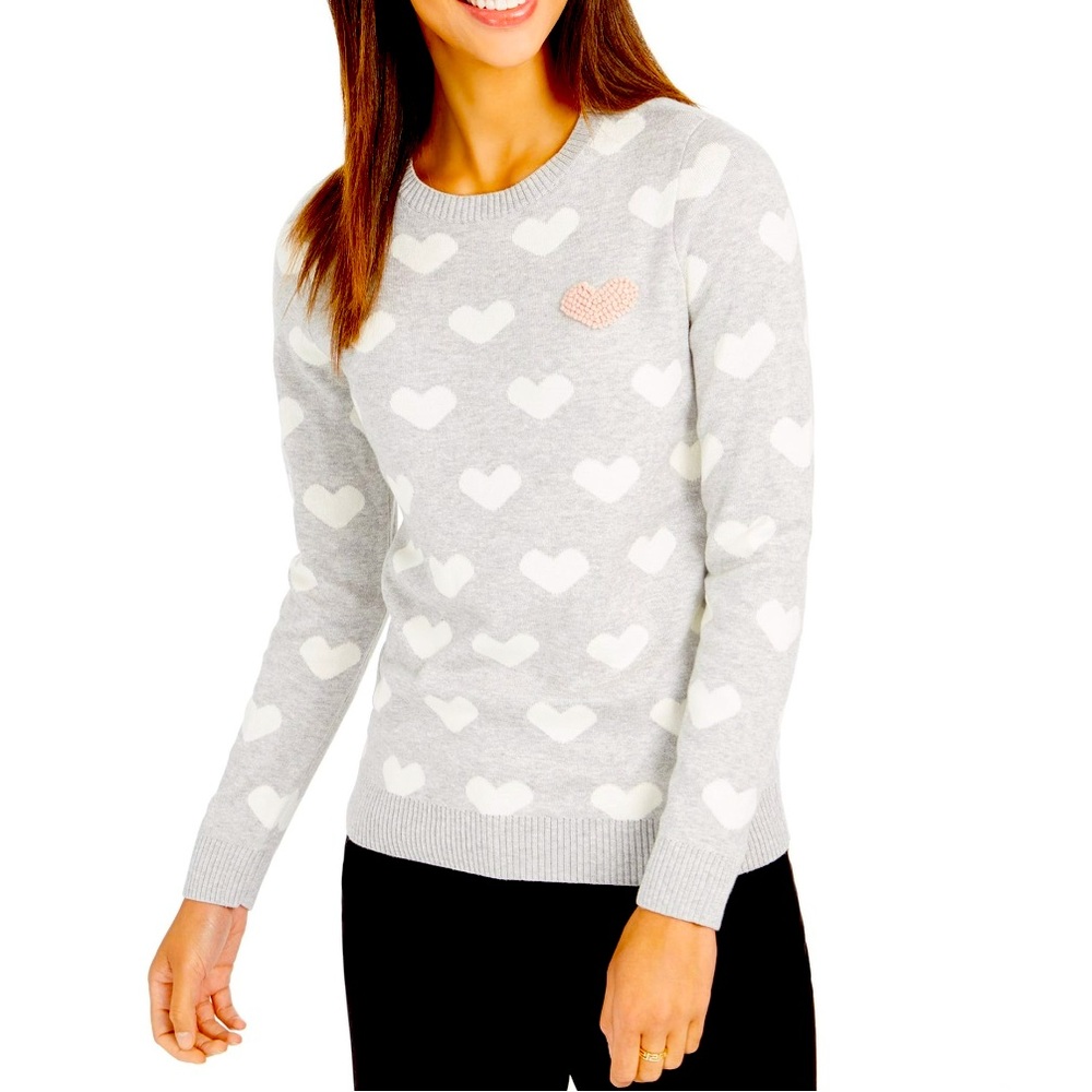 Charter Club Heart Sweater